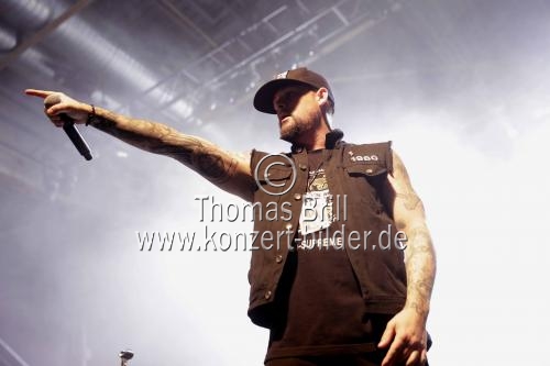 Amerikanische Punk-Rock-Band Good Charlotte gastiert auf ihrer 